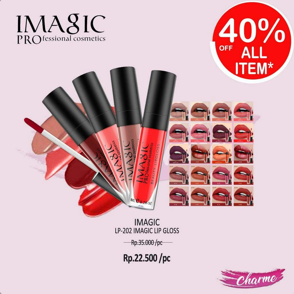 (READY &amp; ORI) IMAGIC Lip Gloss Lipstik LP202 LP 202