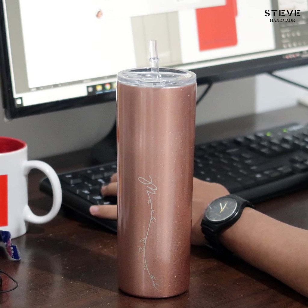 Botol minum stainless termos vacuum tumbler travel mug TM0801