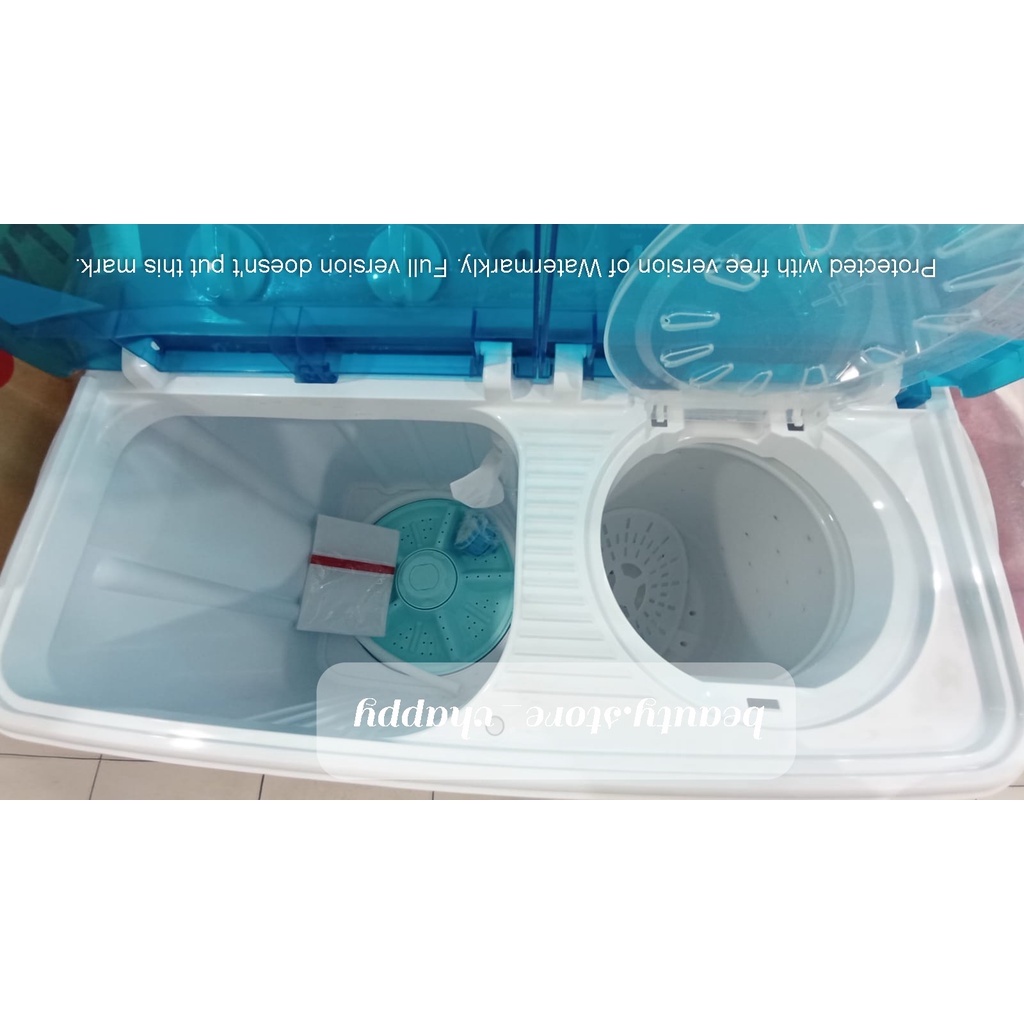 Mesin Cuci 2 Tabung POLYTRON PWM 9072 9 Kg Garansi Resmi Khusus Jawabarat Jabodetabek (Kota bandung dan Cimahi Bisa COD)