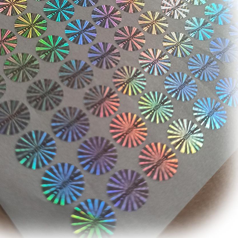 

PROMO 11.11 (qid-288) Stiker Hologram Original Silver 1x1