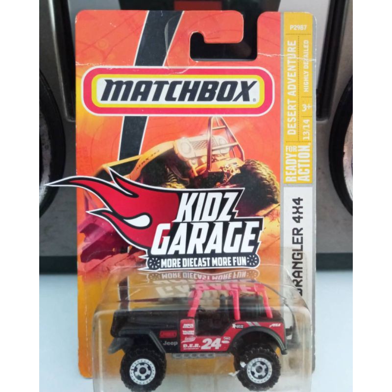 Matchbox Jeep Wrangler 4x4 Desert Adventure