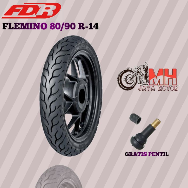 BAN MOTOR MATIC// 80/90 -14 TUBLES/ FDR FLEMINO