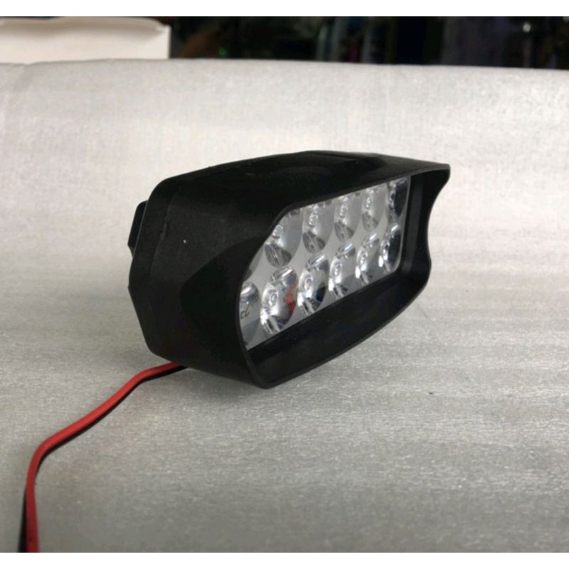 Lampu led bar tembak sorot 12led 12watt mobil motor 12V