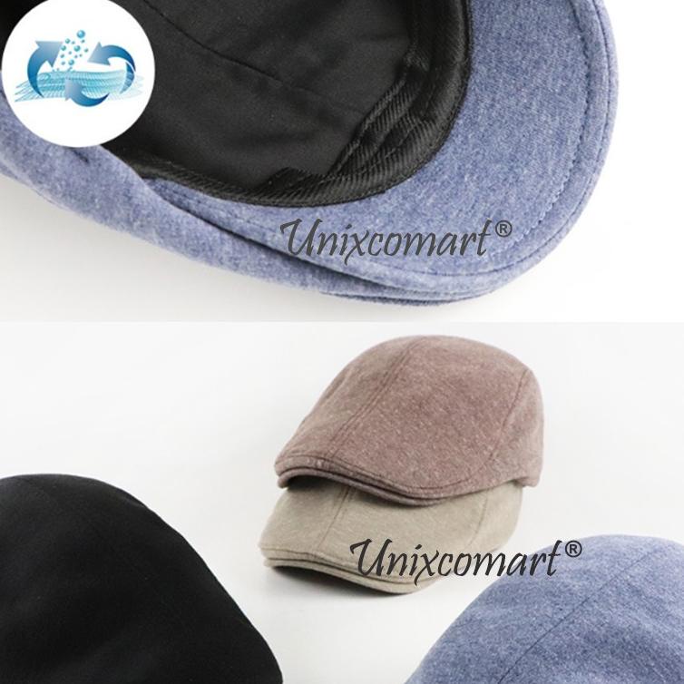 ☀ Jamont Plain Topi Newsboy Flat Cap Pet Hat Pelukis Patino Sutradara ☃
