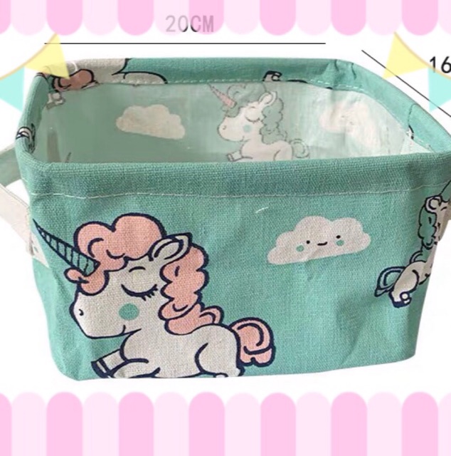 Keranjang Serbaguna Storage Multifungsi Box keranjang Unicorn Keranjang HelloKitty