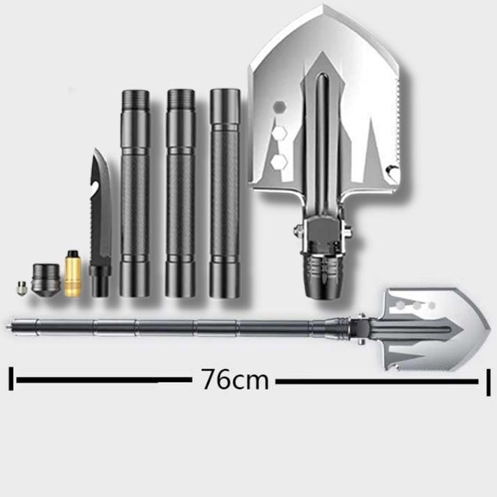 Sekop Lipat Portable Multifungsi Professional Tactical Survival Tool