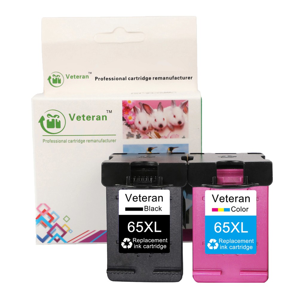 Termurah Veteran 65xl Ink Cartridge Replacement For Hp 65 Xl Hp65 For Hp Deskjet3720 3722 3755 Shopee Indonesia