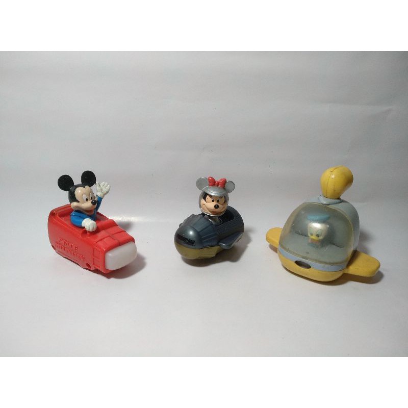 Disney Miki Tikus Duck Happy Meal Mcd Mickey Space Roket View Master Rare Jadul Vintage Astronaut