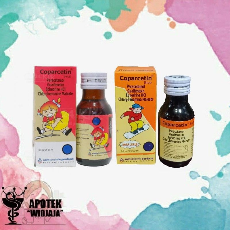 coparcetin syrup sirup syr obat batuk demam pilek flu anak 60 ml 60ml kids / botol