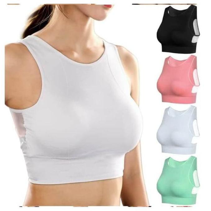TERMURAH Sport Bra Genie Bra Pastel Yoga Bra Baju Gym Wanita Premium Quality - AP225