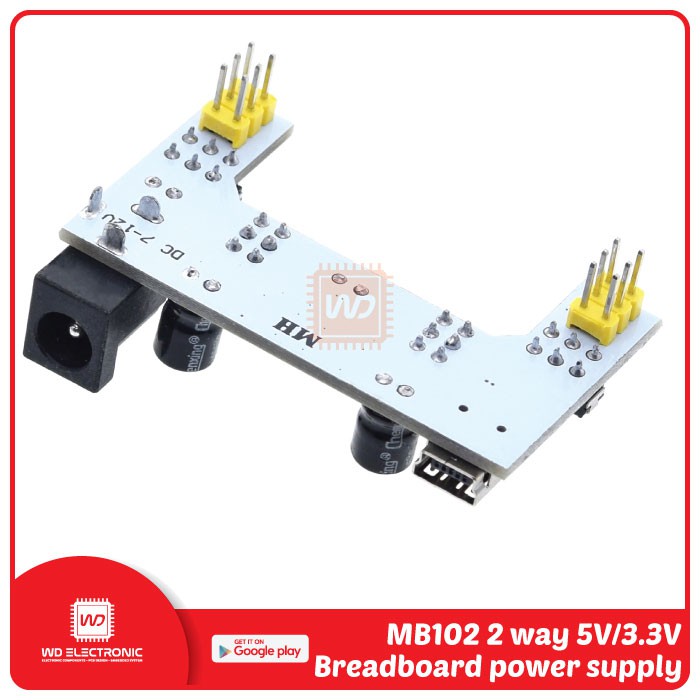 MB102 Breadboard Power Supply DC 6.5-12V MB102 White