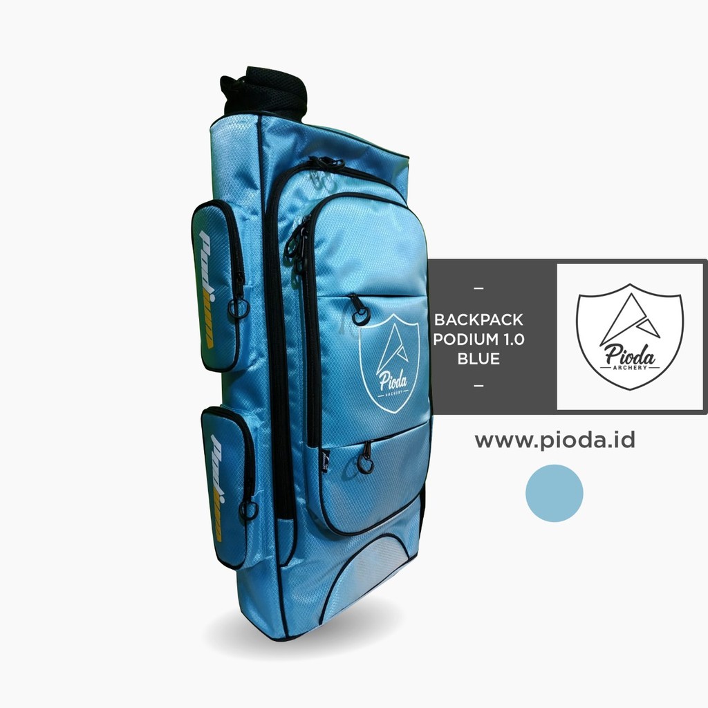 Tas Busur Panah Backpack Pioda Podium 1.0 Blue Tosca
