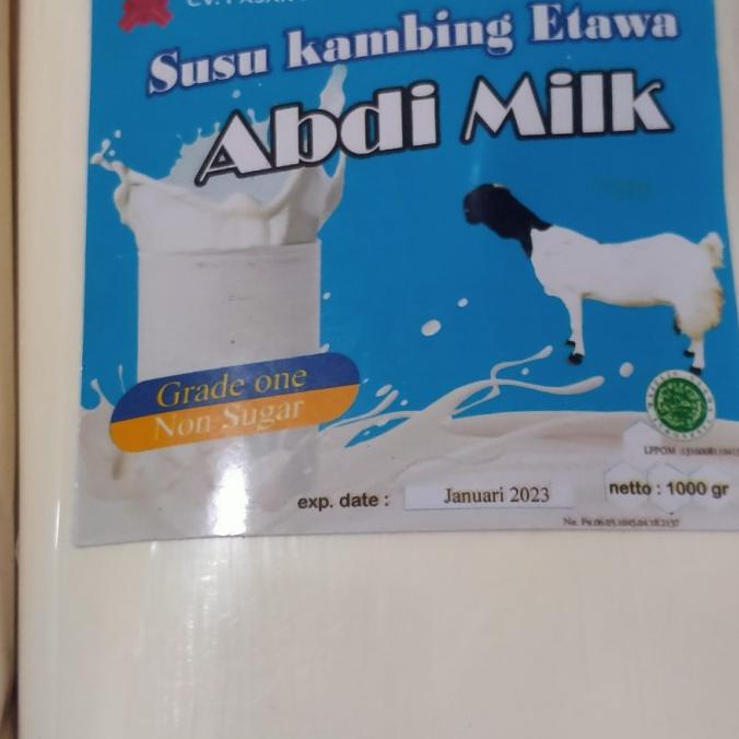 

[COD] Susu Kambing Etawa 1000 gr Grade One Non Sugar [COD]