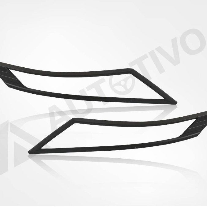 Garnis Lampu Depan Mobil All New Fortuner 2020 Garnish Black