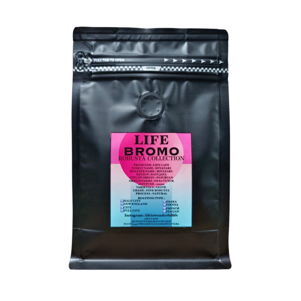 

Kopi LIFE Robusta Bromo