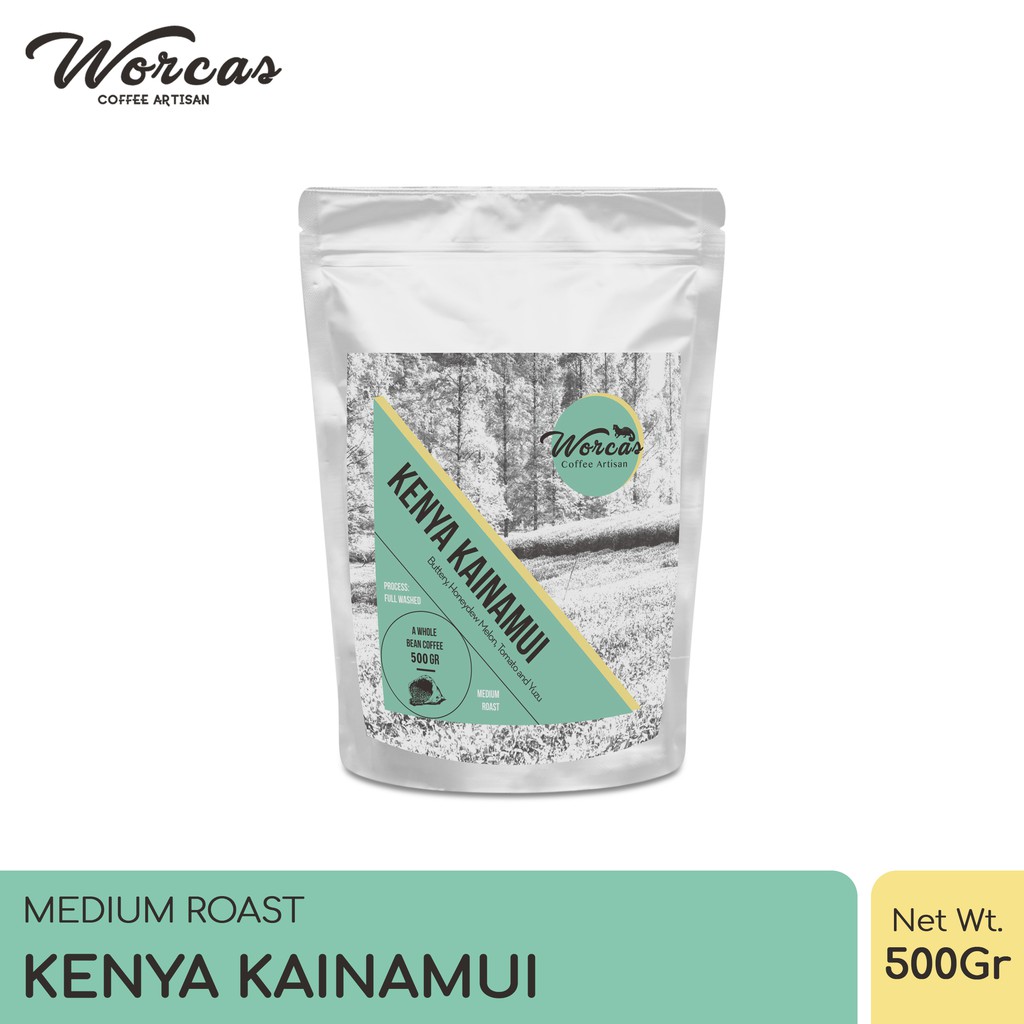 

WORCAS Kopi Arabika Kenya Kainamui 500 Gram - Medium Roast