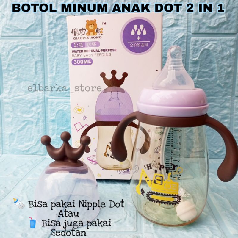 EBS-16 BOTOL MINUM DOT 2 IN 1 SEDOTAN DAN DOT