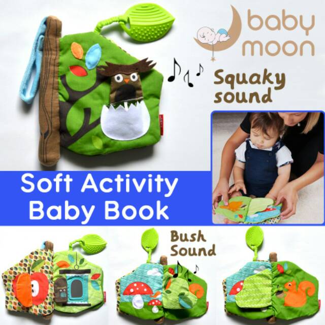 soft book baby buku bantl bayi mainan bayi teather soft book