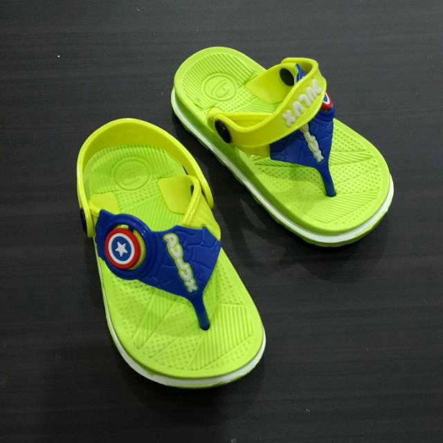 SANDAL BAYI LAKI DULUX 293E CAPTAIN AMERICA USIA 6-12 BULAN