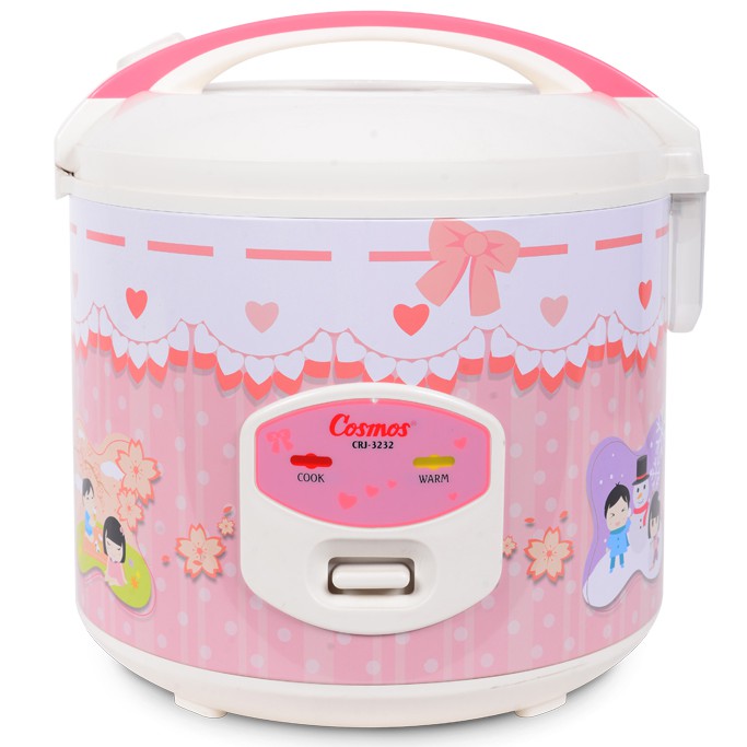 Cosmos CRJ3232 Rice Cooker / Magic Com 1.8 Liter 3 in 1 Bonus Gelas Ukur dan Sendok Nasi