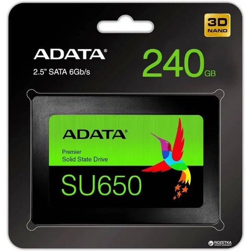 ADATA SSD SU650 120GB / 240 / 480 SATA III ( R/W Up to 520 / 450MB/s )