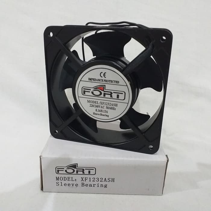 Kipas Fan AC 12X12 cm Body Besi FORT/ Axial Blower Fan 4&quot;