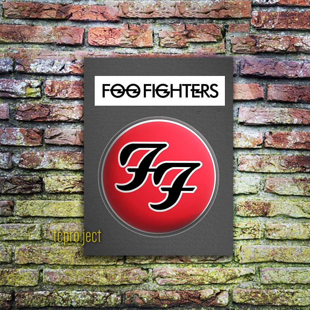 FOO FIGHTERS POSTER - DEKORASI HIASAN DINDING
