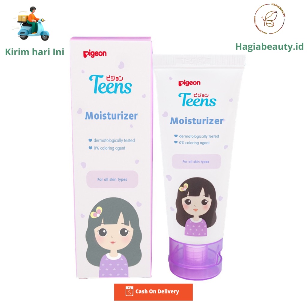 PIGEON Teens Moisturizer 20 ml / Pelembab Wajah Remaja untuk semua jenis kulit