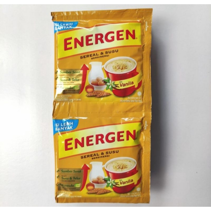 

Energen Sereal Vanilla 32gr isi 10 Sachet