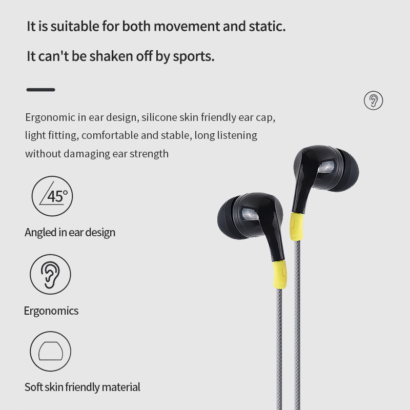 【33LV.ID】Headset Earphone Realme New R-112 Stereo Earphone + Mic