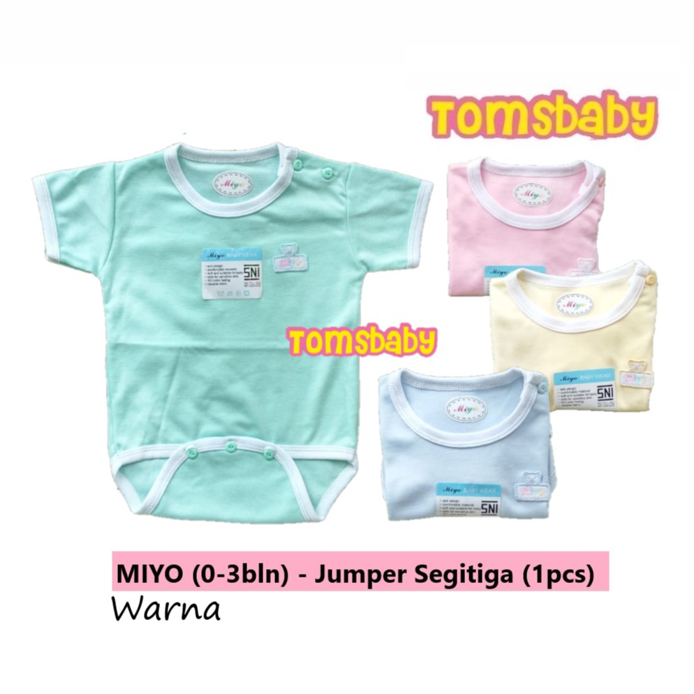 MIYO 1pcs Jumper Segitiga WARNA (0-3bln)