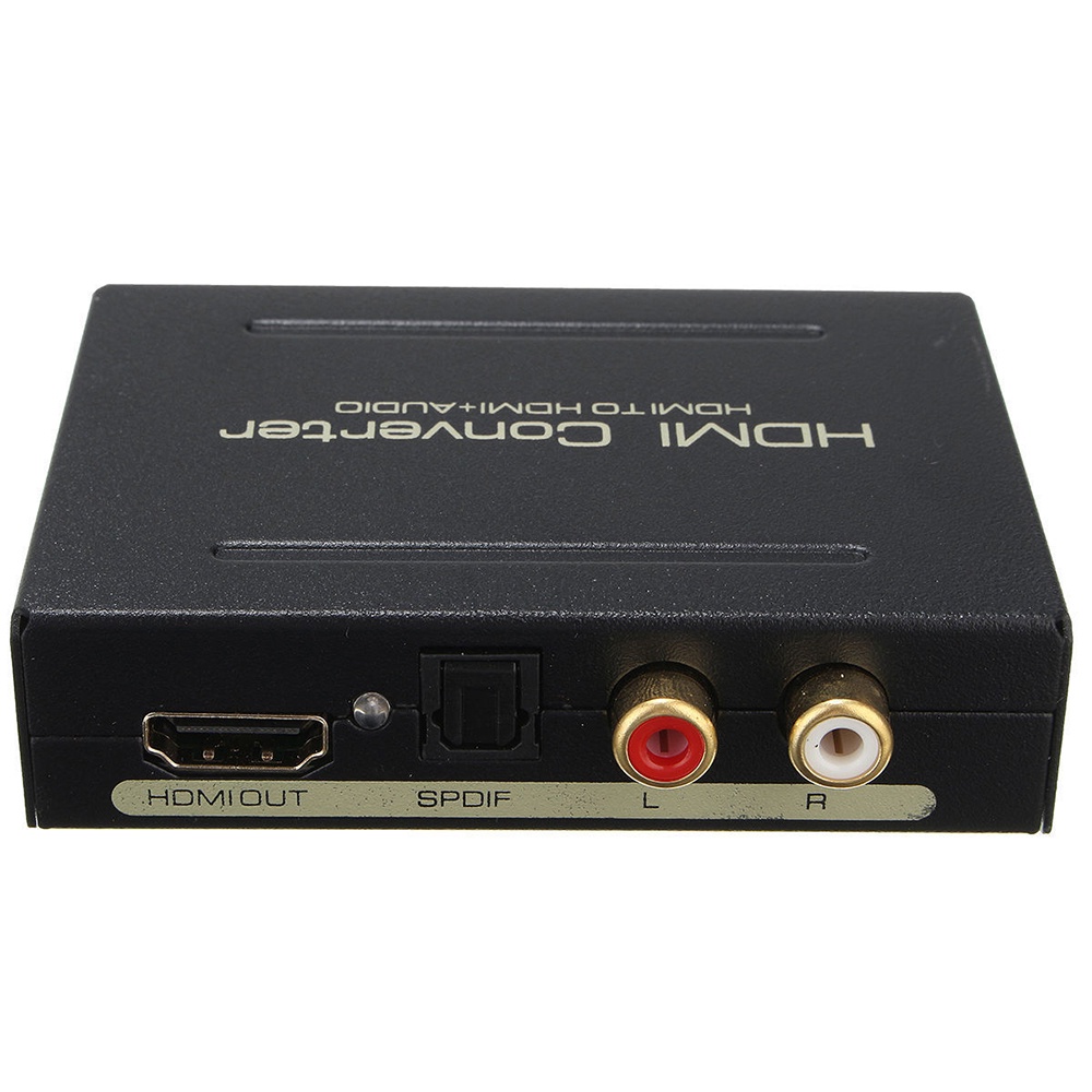 HDMI to HDMI &amp; Optical SPDIF &amp; RCA Audio Extractor Converter AY60