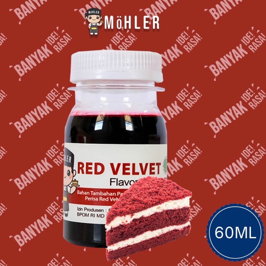 

TERBARU RASA RED VELVET | Pasta / Perisa MOHLER 60ml | BISA DIGUNAKAN UNTUK SEGALA MACAM OLAHAN MAKANAN