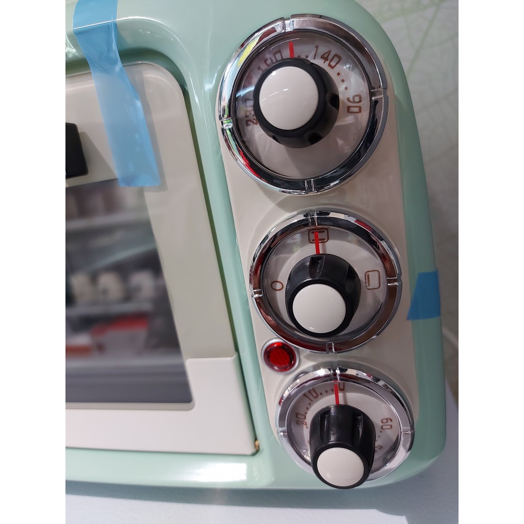 ARIETE OVEN TOASTER 18 LTR / ALAT PEMANGGANG KUE / GREEN VINTAGE TOASTER