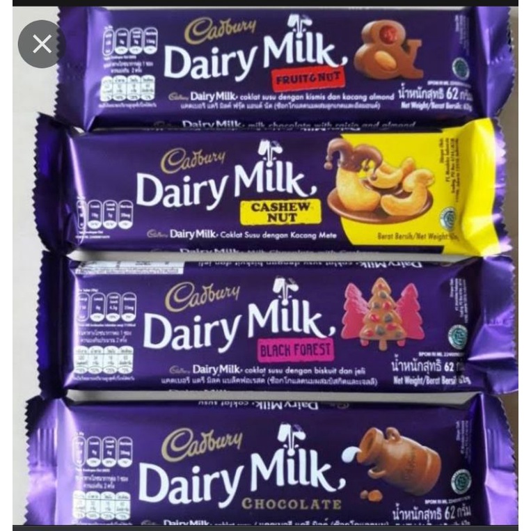 

coklat cadbury all varian