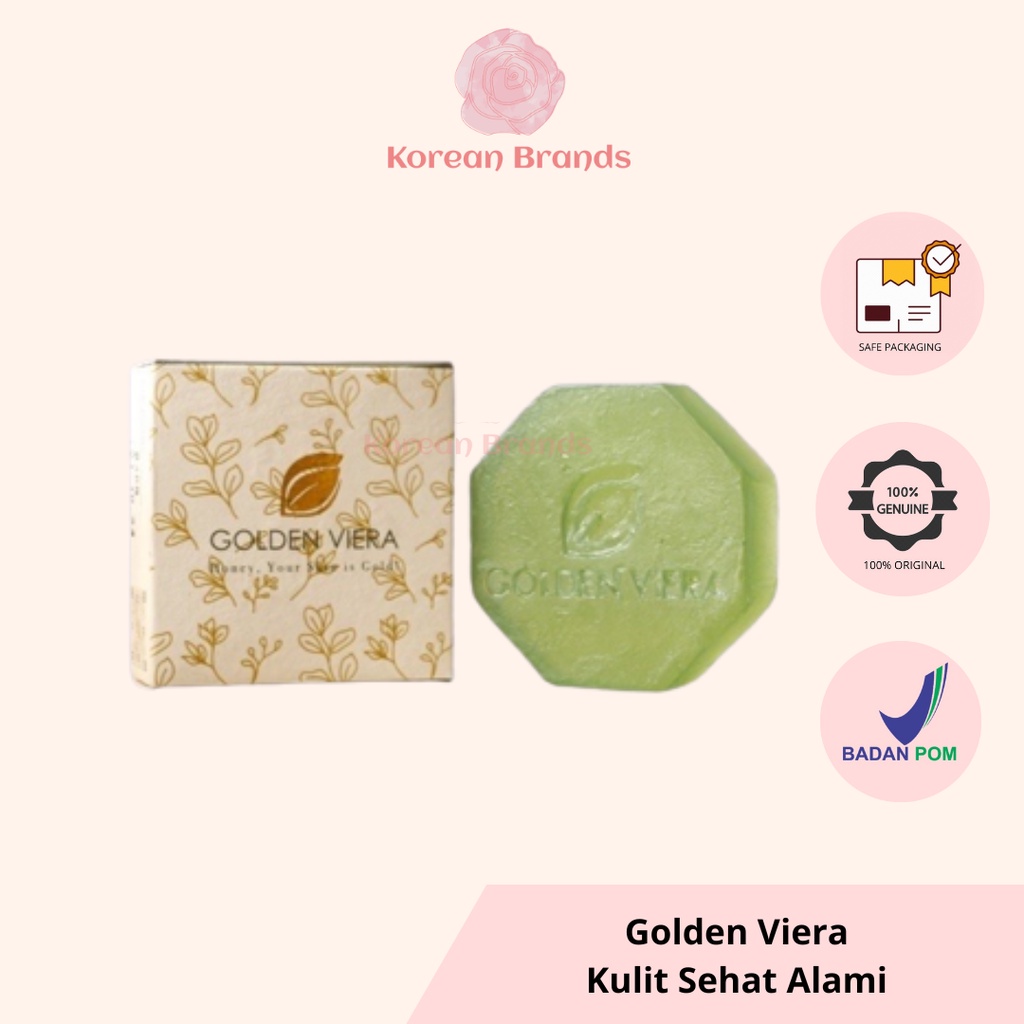 Sabun Golden Viera Soap New Packaging 35gr