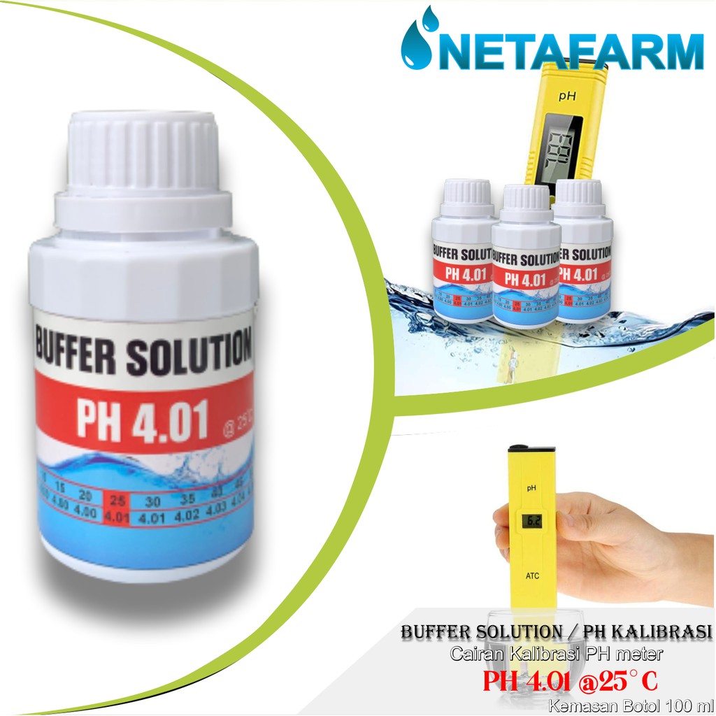 pH Buffer Solution pH Meter / Cairan Kalibrasi pH Meter 100 ml