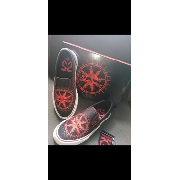 sepatu saint barkley x burgerkill