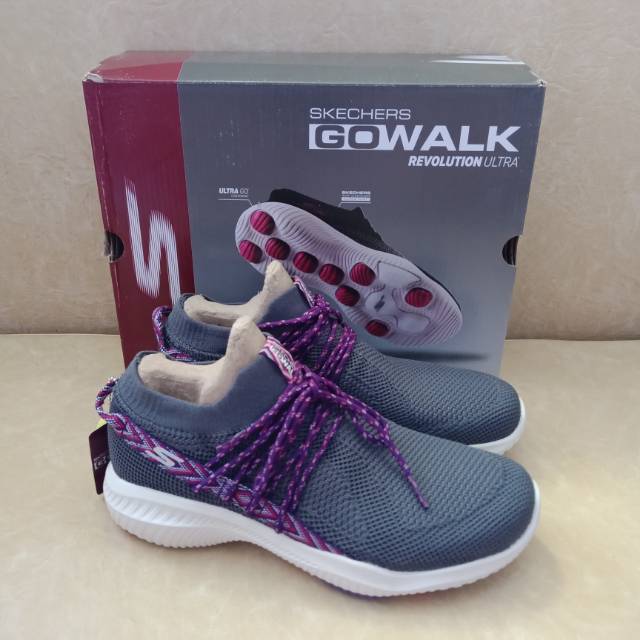 skechers purple go walk