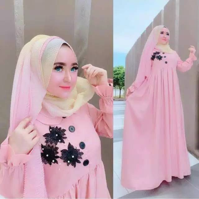 Melisa dress baju gamis pakaisn wsnita fashion muslim