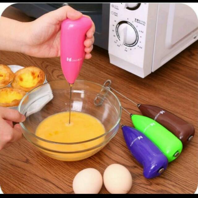 Mini Hand Mixer Portable - Pengocok Telur Teh Kopi - Mixer Mini