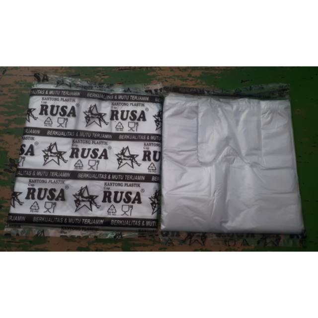 Kresek Polos / Kantong Polos kecil HD Rusa uk.15