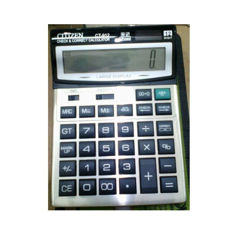

Kalkulator Ilmiah - Kalkulator Citizen - Kalkulator Meja Kalkulator Besar Type Ct-912 Produk Terbaik