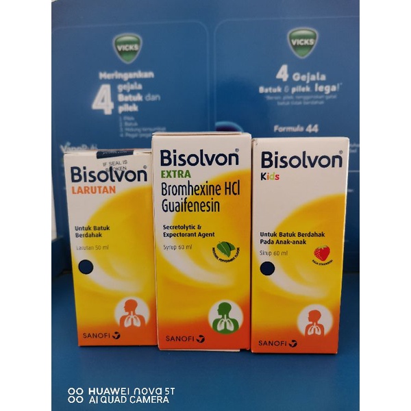 BISOLVON OBAT BATUK BERDAHAK ANAK DEWASA