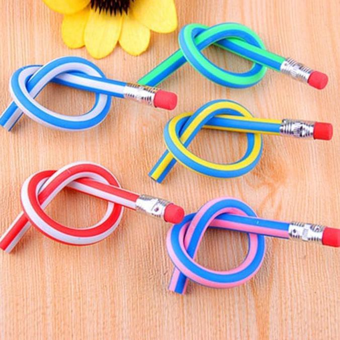 

Ready Stock] Pensil Lentur Fleksibel Kreatif Magic Warna Anak Sekolah Kids Souvenir