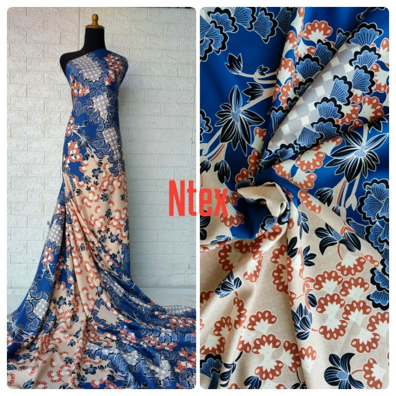 Kain Mxmara Motif Alena Halilintar harga per setengah meter