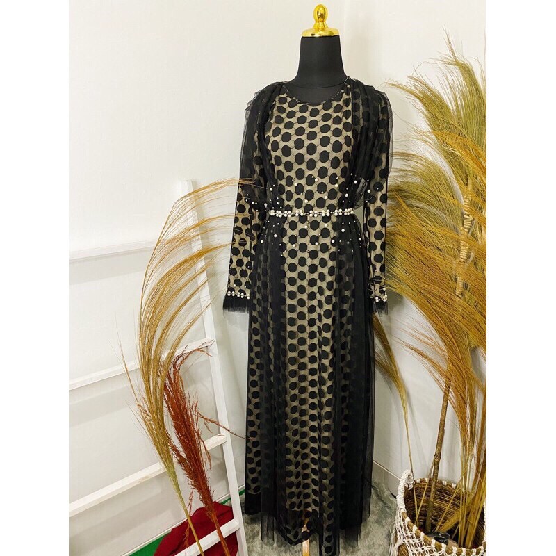 gamis ozias polka/gamis ozias/gamis pesta