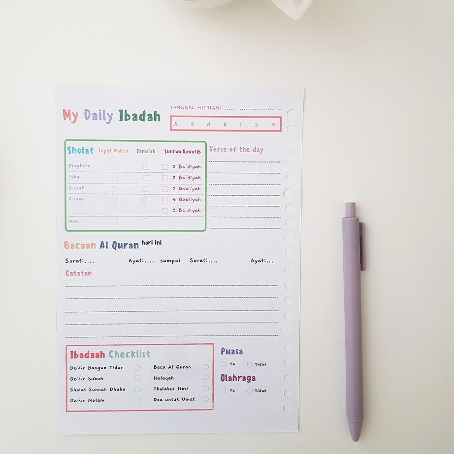 

Lagi Diminati Daily Ibadah Tracker Untuk Muslim Sholat Tracker Catatan Ibadah Notes Ramadhan Planner
