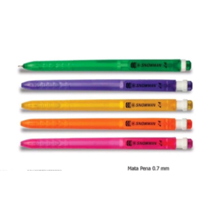 

Pulpen/Pena Ballpoint / Retractable pen Snowman V7