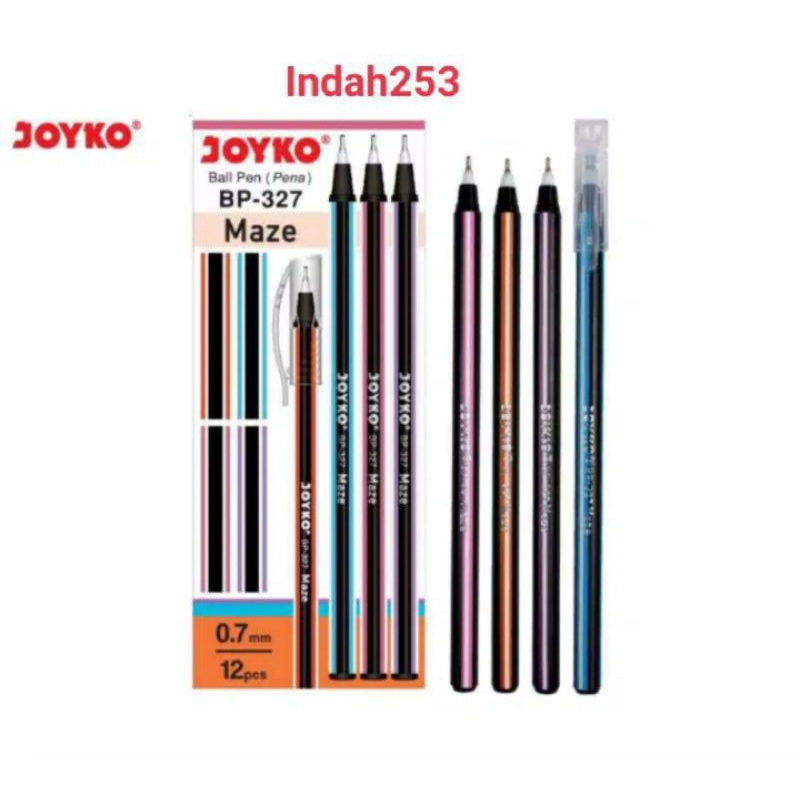 

Ball Pen Joyko Bp - 327 Maze Isi 12 pcs ( satu lusin )